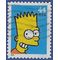 #4401 44c The Simpsons 20th Anniversary  Bart Simpson 2009 Used