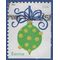 #4574 (44c Forever) Holiday Baubles Green  with Blue Ribbon 2011 Used