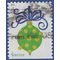 #4574 (44c Forever) Holiday Baubles Green  with Blue Ribbon 2011 Used