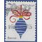 #4577 (44c Forever) Holiday Baubles Blue Booklet Single 2011 Used