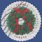 #4814 $1.10 Evergreen Wreath Global Rate Forever 2013 Used