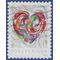 #5036 (49c Forever) Quilled Paper Heart 2016 Used