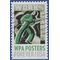 #5187 (49c Forever) WPA Posters Work with Care 2017 Used