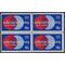 #1558 10c 50th Anniversary Collective Bargaining Block/4 1975 Mint NH