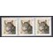 #4672a 1c Bobcat Coil Strip of 3 2015 Mint NH