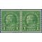 # 597 1c Benjamin Franklin Coil Pair 1923 Used