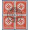 Germany #O96 1942 Used Block of 4