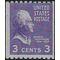 # 851 3c Presidential Issue Thomas Jefferson Coil Single 1939 NH