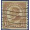 # 598 1.5c Warren Harding Coil Single 1925 Used