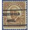 # 684 1.5c Warren Harding 1930 Used  Precancel GREENFIELD MASS.