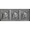 #1282a 4c Abraham Lincoln 1965 Used Strip of 3