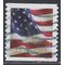 #5158 (49c Forever) US Flag Coil Single (BCA) 2017 Used