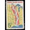 #1319 5c Mississippi River-The Great River Road 1966 Used