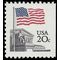 #1896b 20c Flag over Supreme Court Booklet Single 1981 Mint NH
