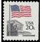 #1896b 20c Flag over Supreme Court Booklet Single 1981 Mint NH