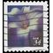 #3487 34c 4 Flowers Booklet Single 2001 Used