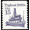 #2260 15c Tugboat 1900s Coil Single 1988 Mint NH