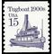 #2260 15c Tugboat 1900s Coil Single 1988 Mint NH