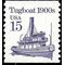 #2260 15c Tugboat 1900s Coil Single 1988 Mint NH