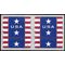 #4157 10c Patriotic Banner Presort Coil Pair 2007 Mint NH