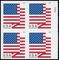 #5262 (50c Forever) US Flag Booklet Plate Block/4 APU 2018 Mint NH