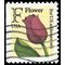 #2519 29c "F" Rate Tulip Booklet Single 1991 Used