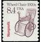 #2256 8.4c Wheel Chair 1920c Nonprofit Coil Single 1988 Mint NH