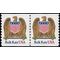 #2602 10c Eagle & Shield Bulk Rate Coil Pair 1991 Mint NH