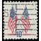 #1509 10c 50 Star and 13 Star Flags 1973 Used