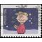 #5021 (49c Forever) Charlie Brown Holding Christmas Tree Booklet Single 2015 Used