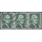 #1278 1c Prominent Americans Thomas Jefferson 1968 Used Strip of 3