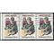 #1755 13c Jimmie Rodgers The Singing Brakeman 1978 Used Strip of 3