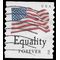 #4633 (45c Forever) Four Flags Equality Coil Single 2012 Used