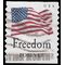 #4635 (45c Forever) Four Flags Freedom Coil Single 2012 Used