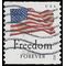#4639 (45c Forever) Four Flags Freedom Coil Single 2012 Used