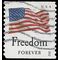 #4639 (45c Forever) Four Flags Freedom Coil Single 2012 Used