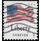 #4642 (45c Forever) Four Flags Liberty Booklet Single 2012 Used
