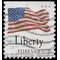 #4646 (45c Forever) Four Flags Liberty Booklet Single 2012 Used