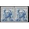 #1304 5c George Washington Coil Line Pair Shiny Gum 1966 Mint NH