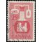 Canada # 363 1956 Used