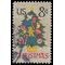 #1508 8c Needlepoint Christmas Tree 1973 Used