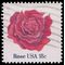 #1876 18c American Flowers Rose 1981 Used