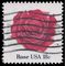 #1876 18c American Flowers Rose 1981 Used