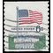 #1338a 6c Flag and White House Coil Single 1969 Used