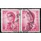 Hong Kong # 207 1962 Used Attached pair