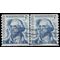 #1304 5c George Washington Coil Line Pair 1966 Used