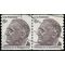 #1305 6c Franklin D. Roosevelt Joint Line Pair 1968 Used
