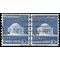 #1520 10c Jefferson Memorial Coil Line Pair 1973 Used