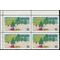 Canada # 530 1970 Used Corner Block of 4