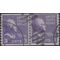 # 842 3c Presidential Issue Thomas Jefferson Coil Line Pair 1939 Used